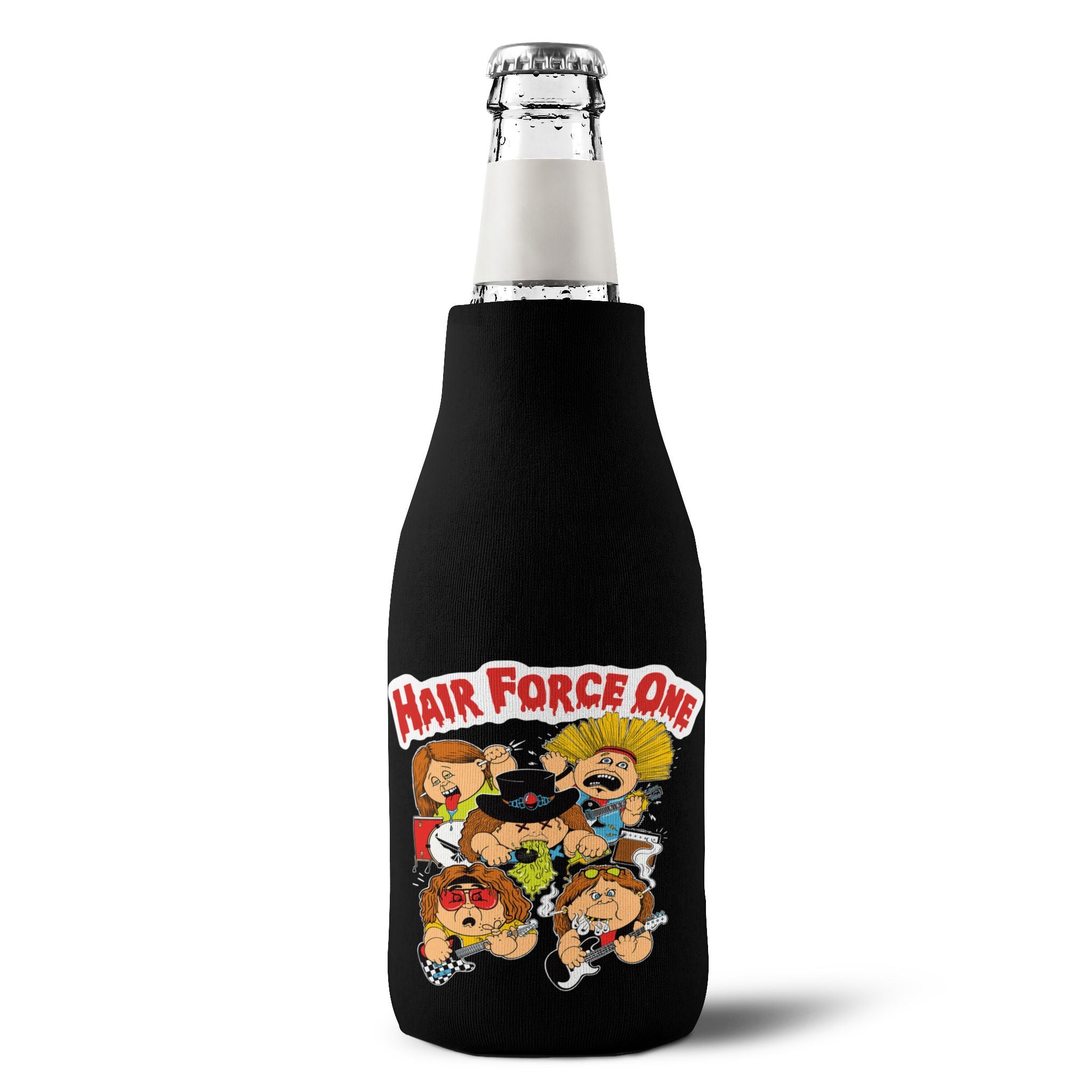 Hair Force One Zip-Up Bottle Cooler Sleeve