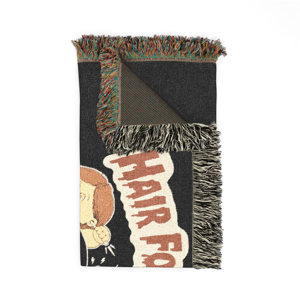 Hair Force One Woven Blanket
