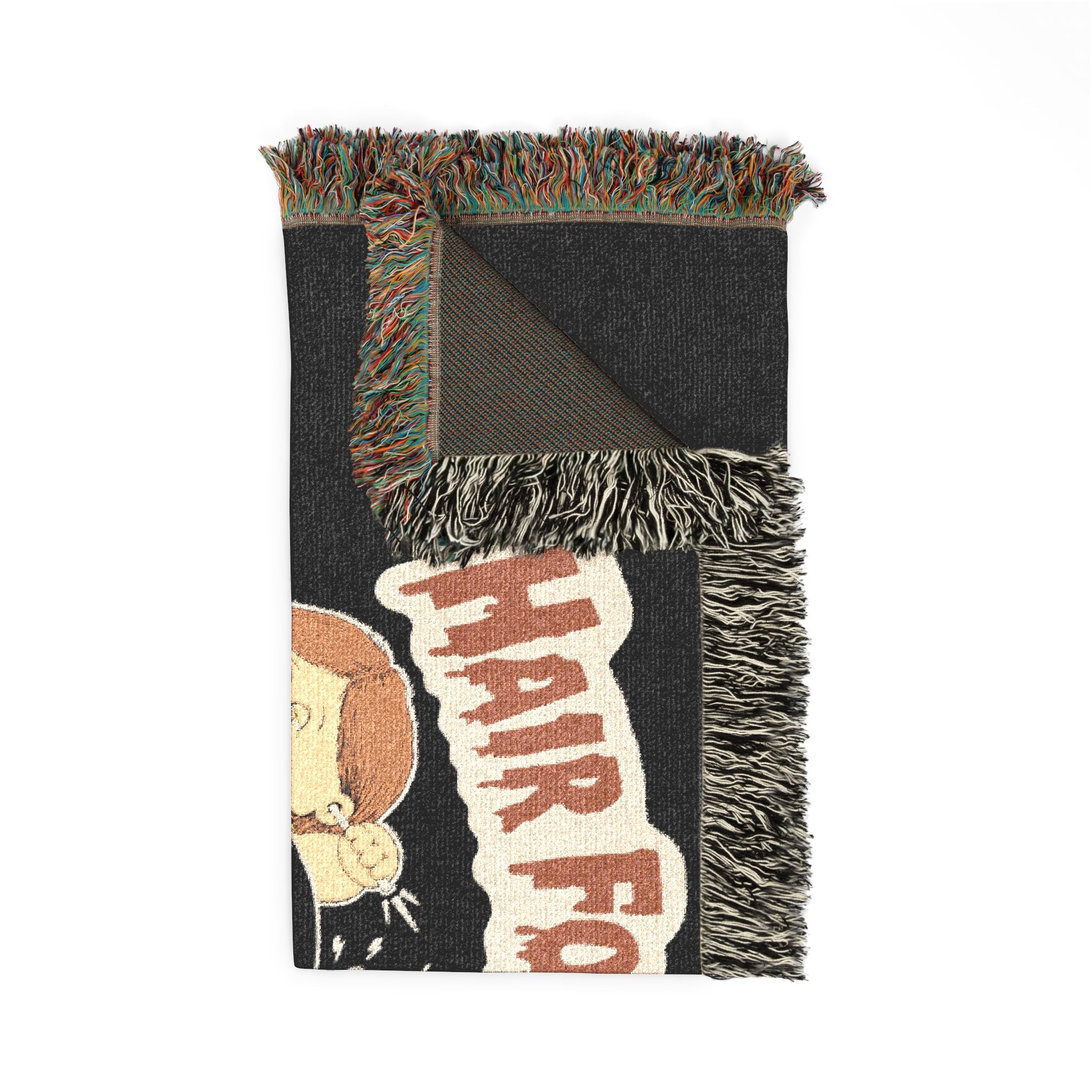 Hair Force One Woven Blanket
