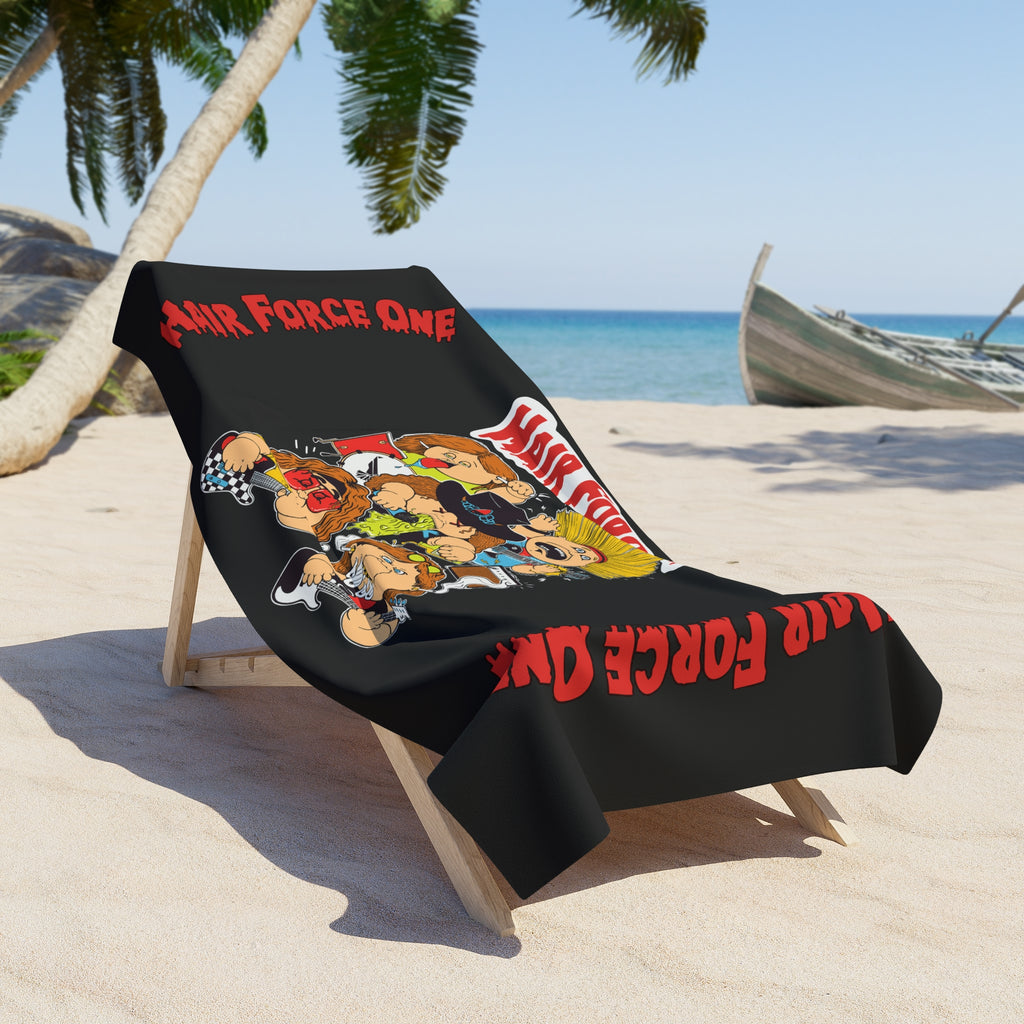 Hair Force One Beach Towel