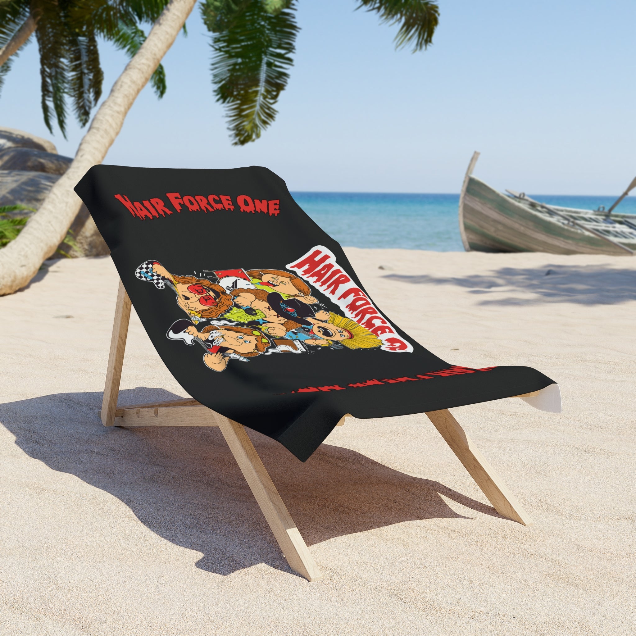 Hair Force One Beach Towel