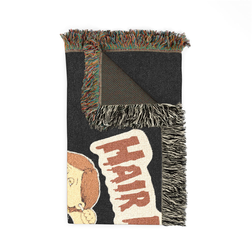 Hair Force One Woven Blanket