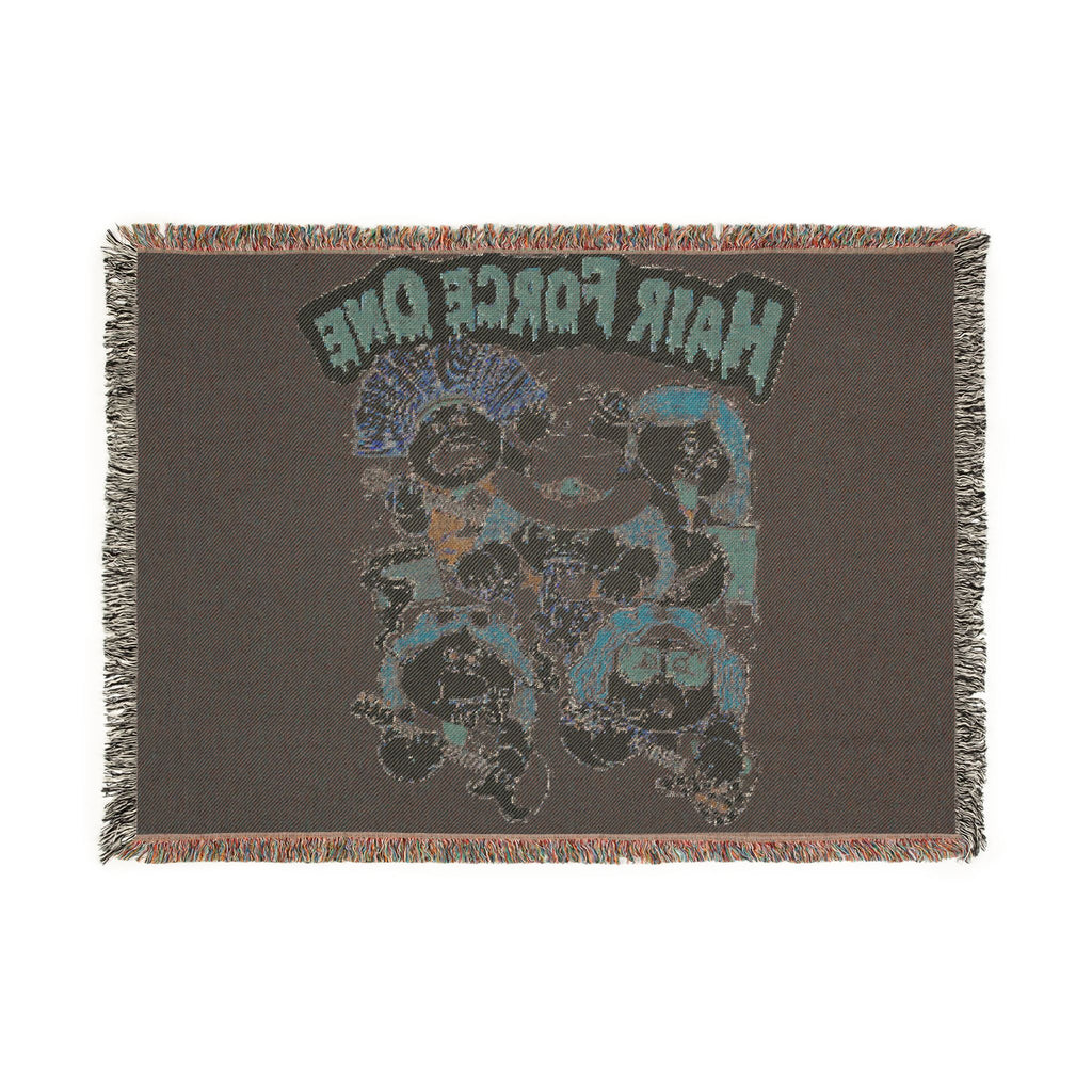 Hair Force One Woven Blanket