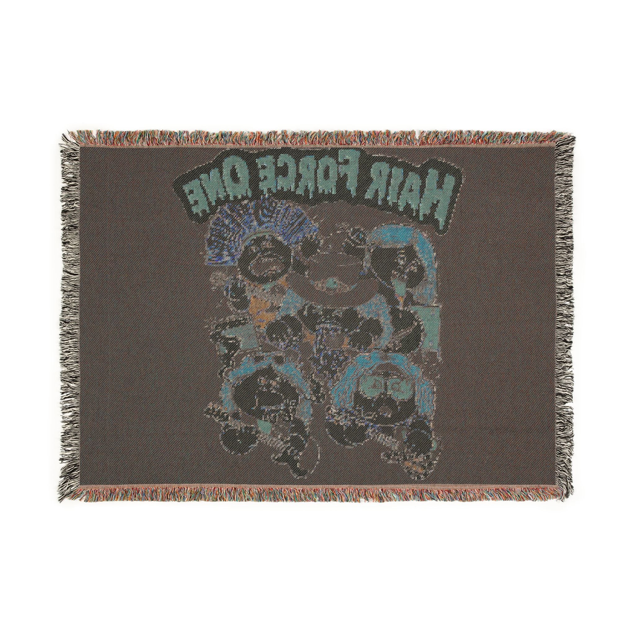 Hair Force One Woven Blanket