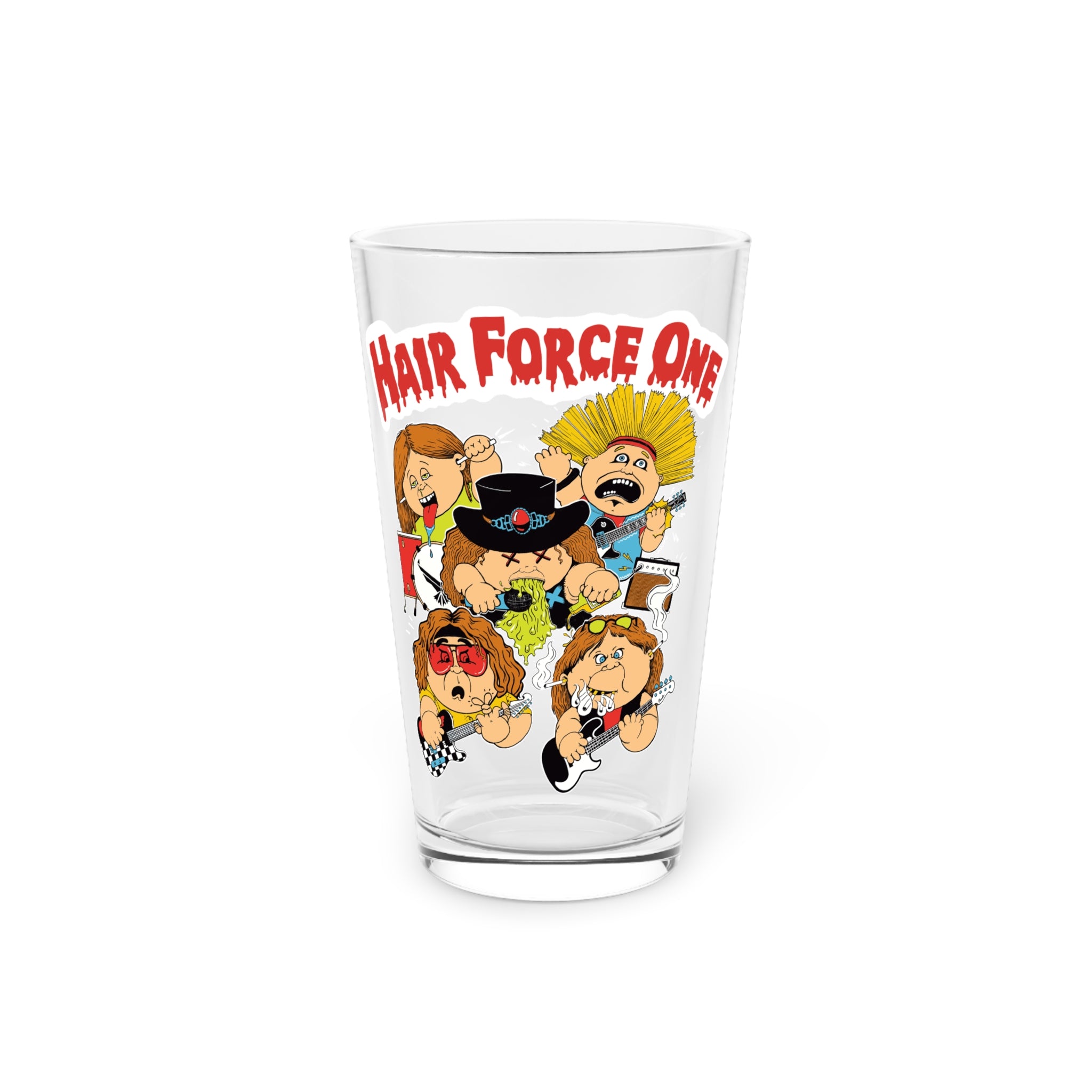 Hair Force One Pint Glass