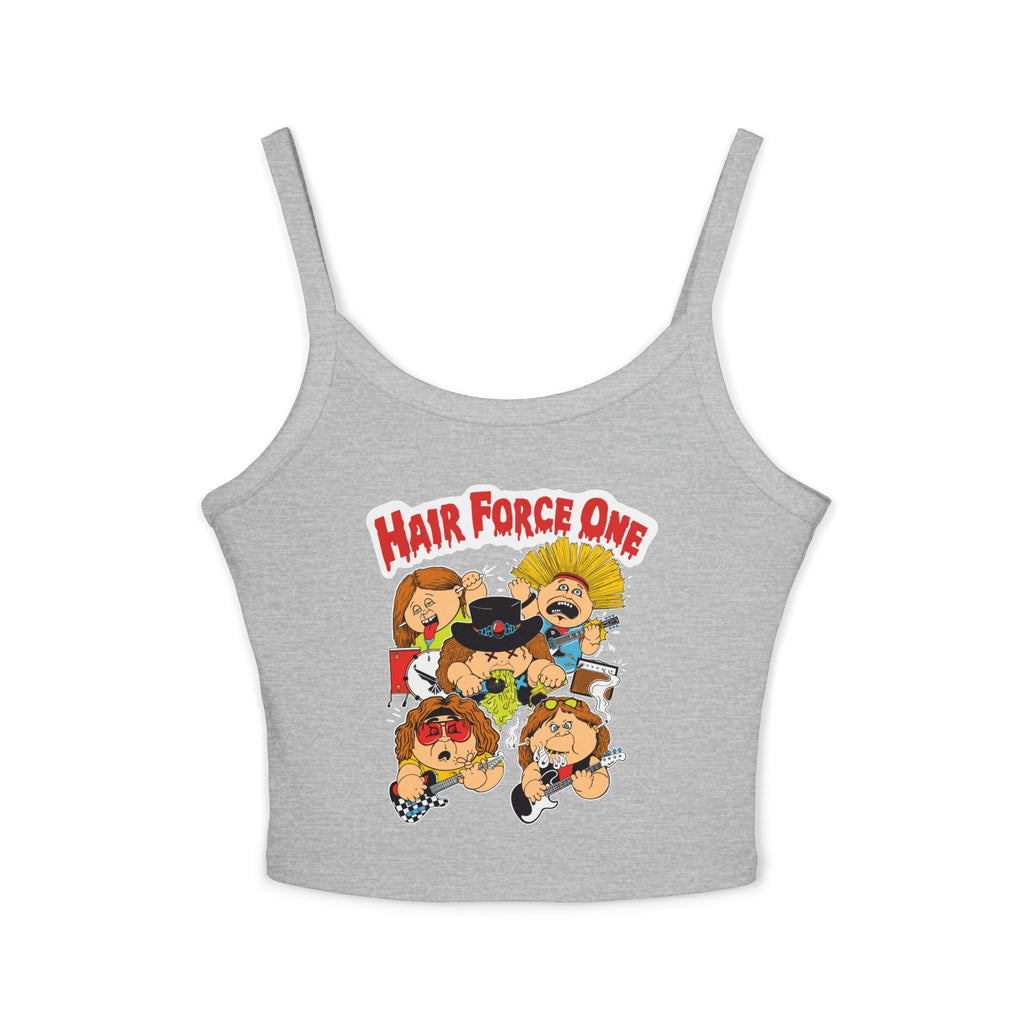 Hair Force One Women’s Spaghetti Strap Tank Top – Cartoon Design