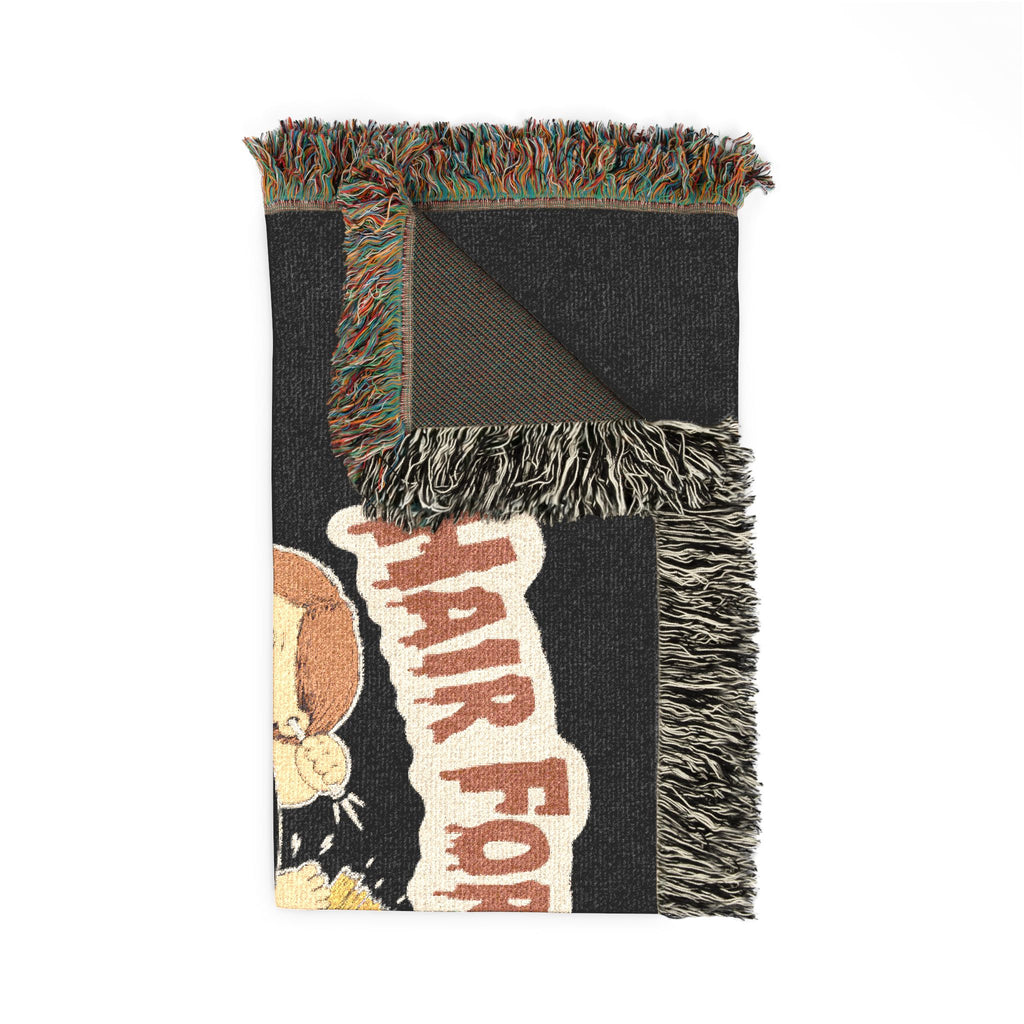 Hair Force One Woven Blanket