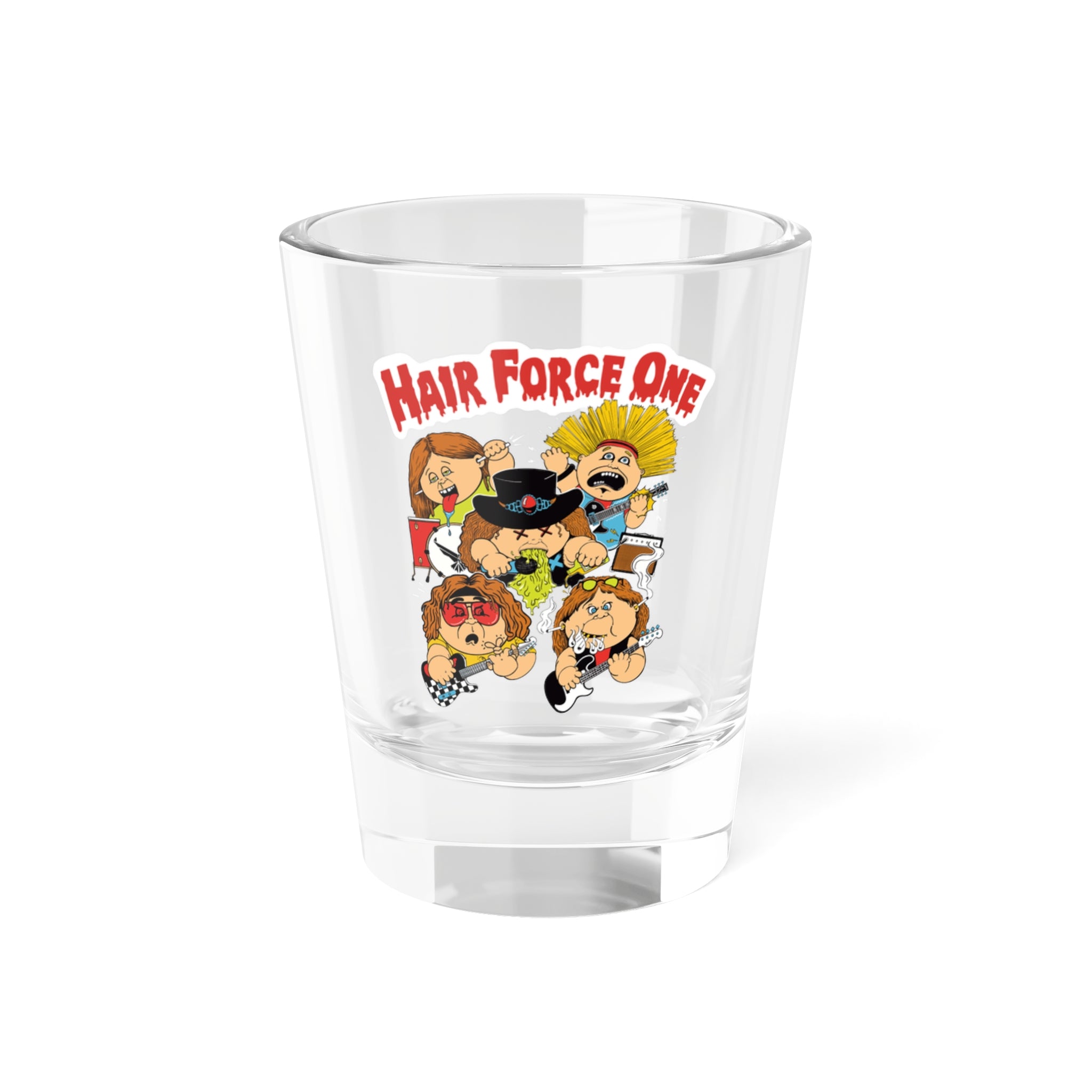 Hair Force One Shot Glass