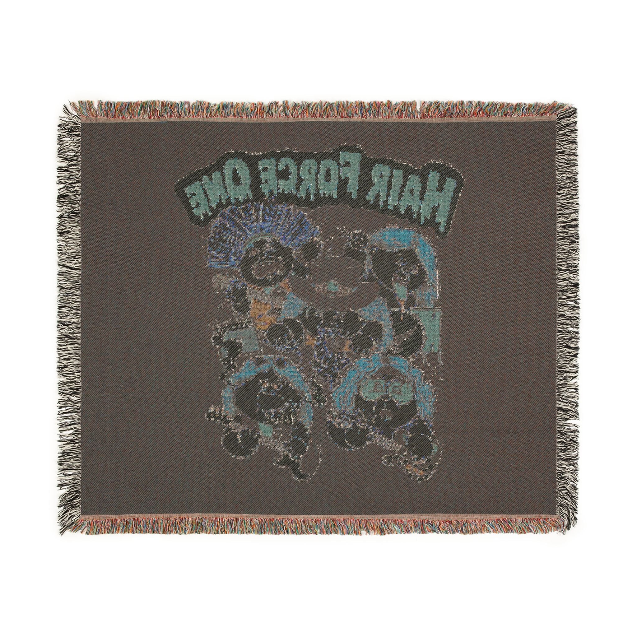 Hair Force One Woven Blanket