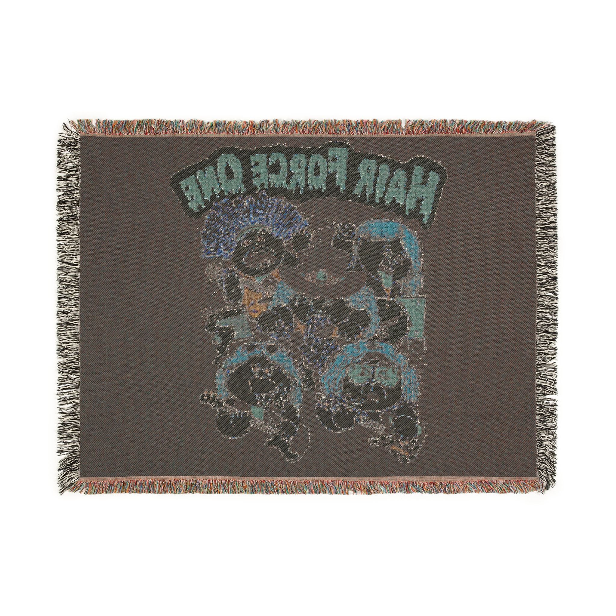 Hair Force One Woven Blanket