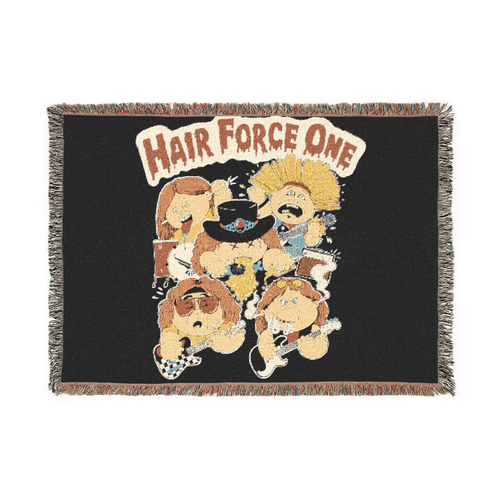 Hair Force One Woven Blanket